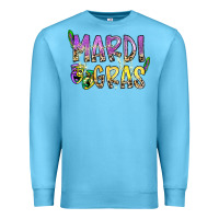 Ocean Blue mardi gras Premium Sweatshirt - SublimationCraftShop