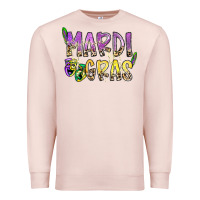 Pale Pink mardi gras Premium Sweatshirt - SublimationCraftShop