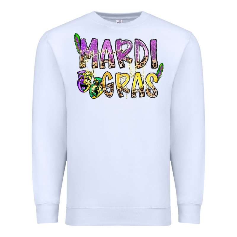 Mardi Gras Premium Sweatshirt by SublimationCraftShop | Teevron