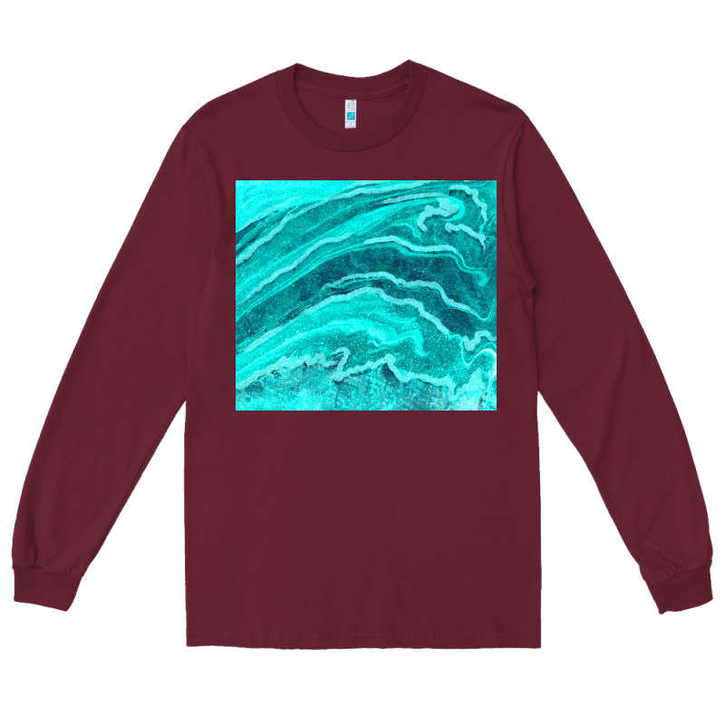 Turquoise Agate Long Sleeve Tee by TumblerDesignByShophia | Teevron