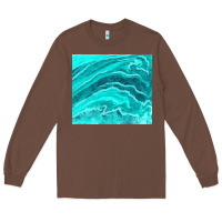 Chestnut turquoise agate Long Sleeve Tee - TumblerDesignByShophia