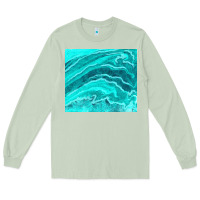Matcha turquoise agate Long Sleeve Tee - TumblerDesignByShophia
