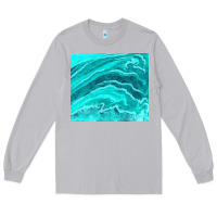 Moon Dust turquoise agate Long Sleeve Tee - TumblerDesignByShophia
