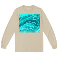 Mushroom turquoise agate Long Sleeve Tee - TumblerDesignByShophia