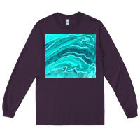 Plum turquoise agate Long Sleeve Tee - TumblerDesignByShophia