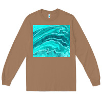 Toasted Coconut turquoise agate Long Sleeve Tee - TumblerDesignByShophia
