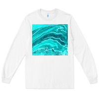 White turquoise agate Long Sleeve Tee - TumblerDesignByShophia