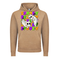 Vintage Coffee Spooky with Ghost Cats Vintage Hoodie - texasbilliewilder