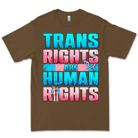 Cacao Trans Rights Are Human Rights Premium Tee - BundleAndBundleShop