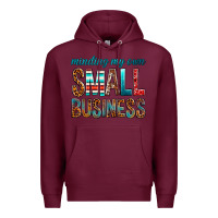 Burgundy Minding My Own Small Business Premium Hoodie - BundleAndBundleShop