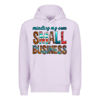 Lilac Minding My Own Small Business Premium Hoodie - BundleAndBundleShop