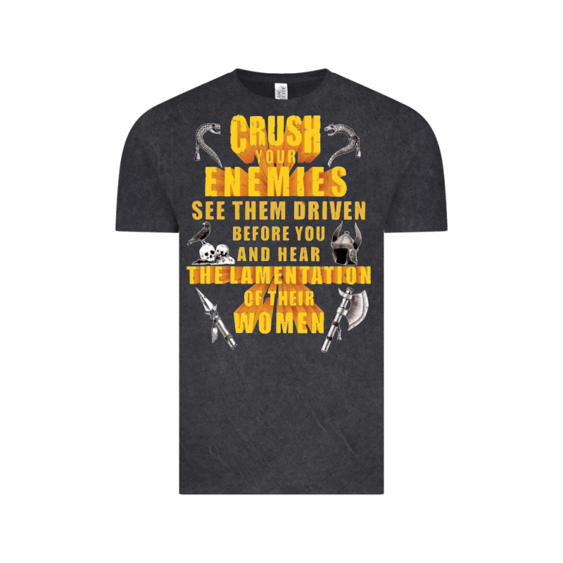 Crushs Your Enemies Merch Vintage Tee by baoMotion | Teevron