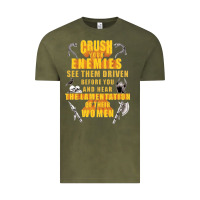 Vintage Olive crushs your enemies merch Vintage Tee - baoMotion