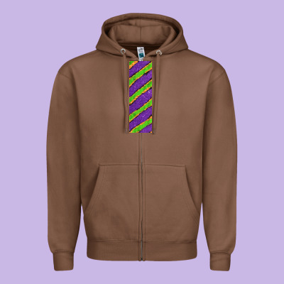 Halloween Spider Web Zipper Hoodie Designed By Bundleandbundleshop