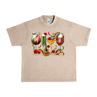 French Oak Mexico Wine Glasses Urban Heavy Tee - texasbilliewilder