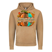 Vintage Camel pumpkin thankful and blessed Vintage Hoodie - NancyCooperArtShop