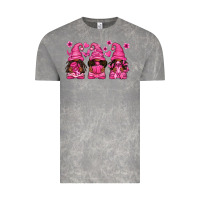 Breast Cancer Afro Gnomies Vintage Tee | Teevron