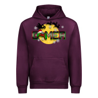 Mauve Wine Christmas gamer Urban Hoodie - BarkalooDesign