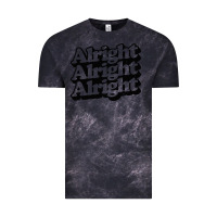 Cloud Black alright alright alright Vintage Tee - baoMotion