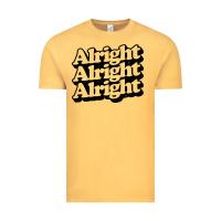 Vintage Mustard alright alright alright Vintage Tee - baoMotion