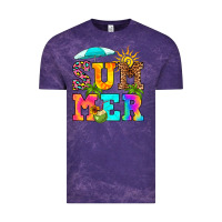 Cloud Purple summer Vintage Tee - RanaPortraitStore