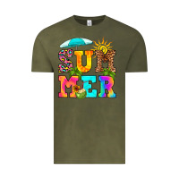 Vintage Olive summer Vintage Tee - RanaPortraitStore