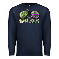 Navy mardi gras Premium Sweatshirt - SublimationCraftShop