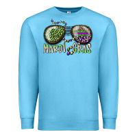 Ocean Blue mardi gras Premium Sweatshirt - SublimationCraftShop