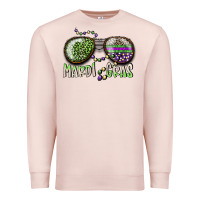 Pale Pink mardi gras Premium Sweatshirt - SublimationCraftShop