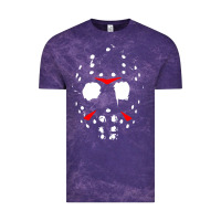 Cloud Purple mask halloween Vintage Tee - baoMotion