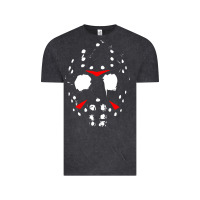 Vintage Black mask halloween Vintage Tee - baoMotion