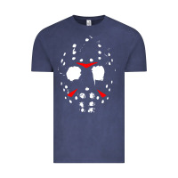 Vintage Denim mask halloween Vintage Tee - baoMotion