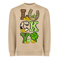 Mushroom St. Patrick's Western lucky Heavyweight Sweatshirt - OliviaCreatesArt