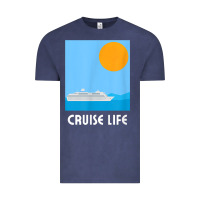Vintage Denim cruise life design travel & cruise wear t shirt Vintage Tee - baoMotion
