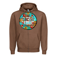 Chestnut teacher mode earrings Zipper Hoodie - BundleAndBundleShop