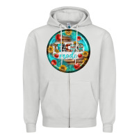 Dove Grey teacher mode earrings Zipper Hoodie - BundleAndBundleShop