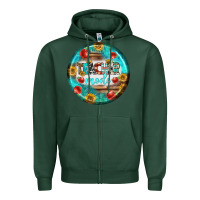 Teacher Mode Earrings Zipper Hoodie | Teevron