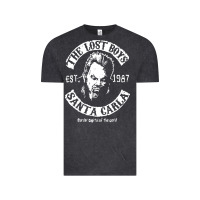 Vintage Black santa carla est 1987 Vintage Tee - baoMotion