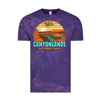 Cloud Purple Canyonlands Moab Utah National Park Nature Outdoor Lovers Vintage Tee - baoMotion