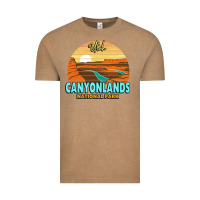 Vintage Coffee Canyonlands Moab Utah National Park Nature Outdoor Lovers Vintage Tee - baoMotion