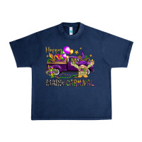 Navy Happy Mardi Carnival with truck Urban Heavy Tee - NancyCooperArtShop