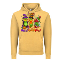 Vintage Mustard Happy Hallothanksmas Vintage Hoodie - NancyCooperArtShop