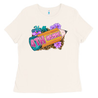 Bone hello 4th grade Ladies Tee - RanaPortraitStore