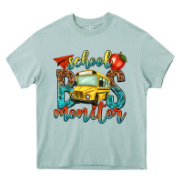 Arona school bus monitor Heavy Core Tee - NancyCooperArtShop