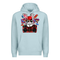 Blue Mist hip hop Premium Hoodie - FaDigitalArtStudio