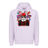Lilac hip hop Premium Hoodie - FaDigitalArtStudio