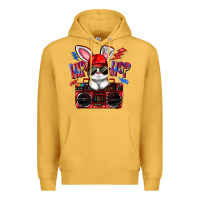 Mustard hip hop Premium Hoodie - FaDigitalArtStudio