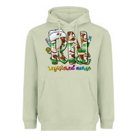 Matcha rn registered nurse Heavyweight Hoodie - CowhideDigitalArt