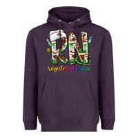 Plum rn registered nurse Heavyweight Hoodie - CowhideDigitalArt