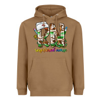 Toasted Coconut rn registered nurse Heavyweight Hoodie - CowhideDigitalArt